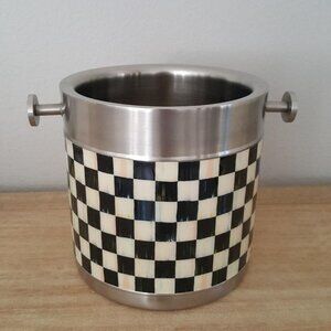 MacKenzie Childs Courtly Check 3260 Ice Bucket w/ box
